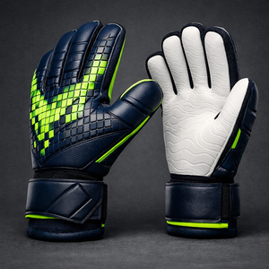 Guantes de Portero de Fútbol Profesional, Cuero PU, Dedos Completos, Antideslizantes, Correa de Muñeca Ajustable, Guantes Deportivos Unisex - Product Image 3