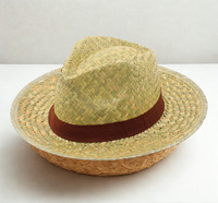 Chapeau de paille à large bord avec tissage durable et protection UPF, parfait pour les détaillants de plage et les distributeurs mondiaux