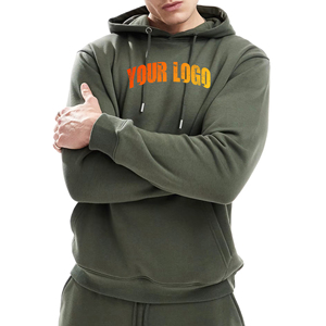 Nouvelle Collection 2026 : Survêtement Décontracté Homme Deux Pièces Hiver, Respirant, Coupe Ample, Logo Personnalisé, Polyester/Coton 360GSM, Idéal Extérieur - Product Image 2