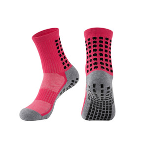 Chaussettes de football 2026 Nouveau Matériau Anti-Odeur Sport Jacquard Logo Haute Compression Printemps Cuivre Tricoté - Product Image 3