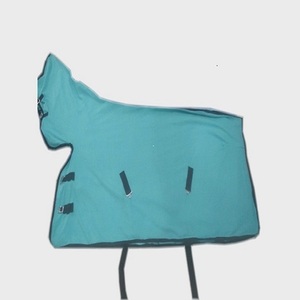Black <b>Waterproof</b> Horse Rug Combo Cooler Equine <b>Blanket</b> with Fleece Lining Brass Fittings for Riding House Kanpur India - Product Image 4