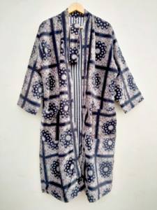 Kimono de Terciopelo de Lujo Unisex, Bata de Casa, Chaqueta Estilo Boho, Forro de Algodón Indio, Clásico, Elegante, Sexy, Regalo para Adultos, Verano - Product Image 4