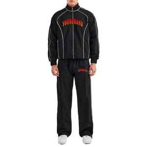 2026 Custom New Arrival Track Suit Soccer Men Tracksuits Logo <b>Tech</b> Polyester Zip Plain Jogging Men Tracksuit Men Hoodies - Product Image 3