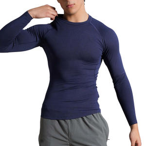 Custom Mens <b>Long</b> <b>Sleeve</b> <b>Compression</b> <b>Shirt</b> Cool Dry Athletic Workout Running Gym Base Layer Rash Guard OEM Wholesale - Product Image 3
