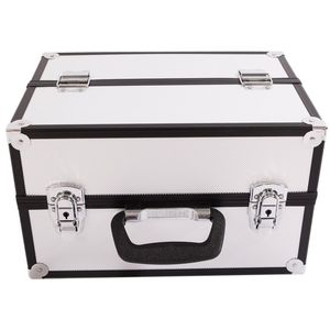 SM 2083 Silver Aluminum Alloy Train Case for Makeup & Jewelry Elegant Organizer - Product Image 5