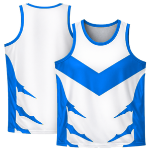 Camiseta de Baloncesto Transpirable de Malla Bird Eye para Hombre, Camiseta Deportiva Personalizada sin Mangas para Equipos - Product Image 1