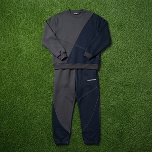 Conjunto de Sudadera y Pantalones Deportivos de Dos Tonos para Hombre, Ropa Casual de Calle, Conjuntos a Juego, Chándal con Logotipo Personalizado - Product Image 5