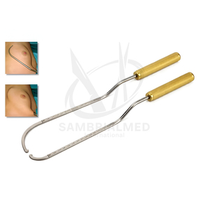 Juego de Disectores Mamarios Agris-Dingman (Herramienta Maccollum) - 2 Piezas Izquierda y Derecha, Instrumento Manual de Cirugía Plástica Sambrialmed - Product Image 1
