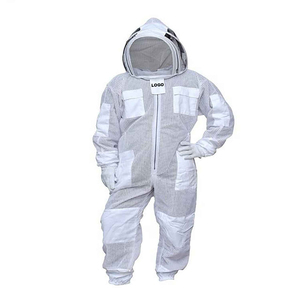 Combinaison d'apiculture respirante en coton de qualité supérieure avec casquette intégrée – Meilleure protection pour apiculteur - Product Image 1