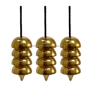 Pendules de guérison en métal or Osiris acier cuivre pendule radiesthésie pendule pour la méditation de divination - Product Image 4