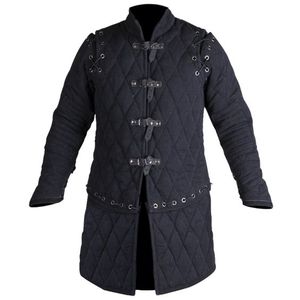 High Quality Medieval Gambeson Long Length Full Sleeve Cotton Padded Aketon Jacket Knight Armor Historical Reenactment Party - Product Image 3