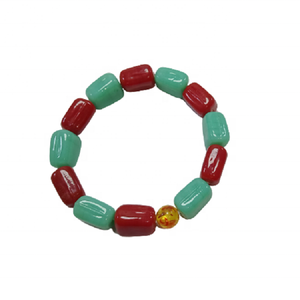 Vòng đeo tay chất lượng cao Ấn Độ Amazonite & <span class=keywords><strong>moonga</strong></span> Obsidian giảm vòng đeo tay pha lê Trang sức nam và nữ Quà Tặng năng lượng Thiền - Product Image 3