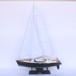 Modèle de Yacht à Voile Britannique en Bois Fait Main OYSTER 54 pour la Décoration de la Maison, Cadeau d'Affaires et Collection - Product Image 1