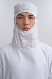 เสื้อแจ็กเก็ตมีฮู้ดเต็มตัวป้องกันไฟฟ้าสถิตย์ F004ชุดทำงานเพื่อความปลอดภัยที่จำเป็นระบายอากาศได้ดีเยี่ยมสำหรับอุตสาหกรรมอาหาร - Product Image 2