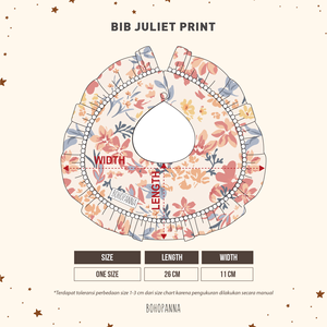 Bavoir bébé Clara à imprimé floral et volants, en coton doux, serviette d'alimentation et d'épaule, bavoir ajustable à bouton-pression pour nourrisson, taille unique, Bohopanna Goods - Product Image 6