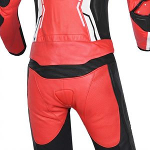Trajes de Motociclismo de Cuero Genuino para Adultos, Color Rojo y Negro, Manga Larga, Resistentes al Viento, para Carreras de Alta Velocidad, 2026 - Product Image 5