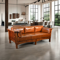 Élégant canapé modulaire Chesterfield convertible en cuir véritable trois places en forme de L, extensible, avec roulettes rafraîchissantes, mobilier de maison