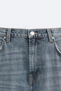 Jorts de Mezclilla de Primera Calidad, Sin Elasticidad, Mezclilla Cruda, Tallas Consistentes, Logotipo Personalizado, Artículos Esenciales, Precio - Product Image 5