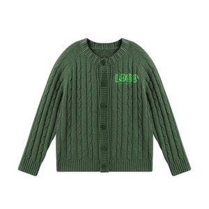 เสื้อคาร์ดิแกนไหมพรมถักแบบหนาสำหรับฤดูหนาว รุ่นใหม่ล่าสุด ดีไซน์ ODM สีพื้น ติดกระดุม แขนยาว มีกระเป๋า ไซส์ใหญ่พิเศษ สำหรับผู้หญิง อุ่นสบาย - Product Image 3