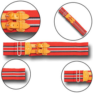 Cinturón de Cuero Resistente con Hebilla de Aleación para Uniformes de Seguridad y Equipo de Defensa Personal, Servicio OEM, Venta al Por Mayor - Product Image 3