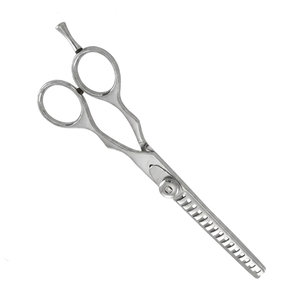 Ciseaux à effiler professionnels en acier inoxydable de haute qualité pour barbier et salon, avec vis de tension réglable - Product Image 4