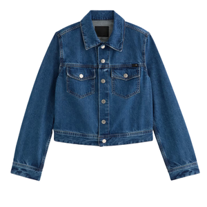 Veste chemise en jean pour femme, coupe régulière, style élégant, manteau d'été, d'automne et d'hiver, fournisseur en gros, fabrication - Product Image 1