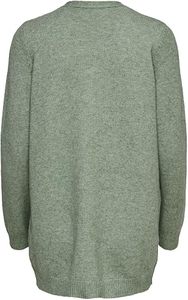 Suéter de cuello alto de punto trenzado para mujer, jersey de manga larga acanalado, 100% poliéster, liso, informal, para invierno, al por mayor - Product Image 2
