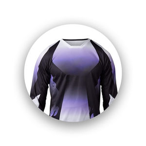 Maillot de motocross personnalisé, maillot en tissu mesh sublimé pour VTT, MX et cyclisme, 100% polyester, sur mesure pour hommes - Product Image 2