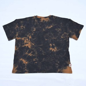 <b>Men</b> Black Tie-Dye Cartoon Gorilla Print Short Sleeve Cotton T-Shirts Regular Fit O-Neck Casual Style with Custom Design and Logo - Product Image 6