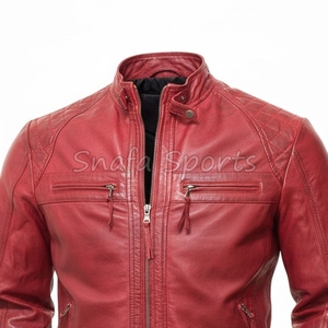 Servicios OEM Chaqueta de cuero para hombre de diseño personalizado de alta calidad, nueva chaqueta de cuero para hombre hecha en Pakistán - Product Image 3