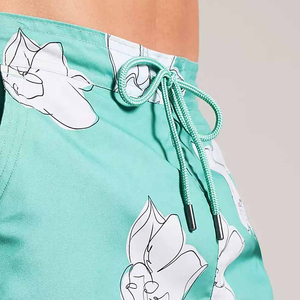 Shorts de Baño para Hombre, 160 GSM, Poliéster y Elastano, Secado Rápido, con Cordón Ajustable, Forro de Malla, Ropa de Playa, Fabricante OEM Personalizado con Marca Privada - Product Image 5