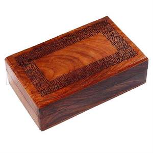 Multipurpose Wood Engraved Brass Antique Storage <b>Box</b> For Jewelry <b>Keepsake</b> With Hinged Lid For Vintage Homedecor Wedding Gift <b>Box</b> - Product Image 5