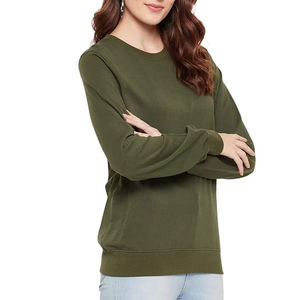 Sweat-shirts pour femmes fabriqués au Pakistan, logo personnalisé OEM, sweat-shirt décontracté respirant pour femmes, vente en ligne - Product Image 4