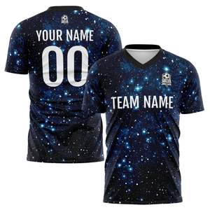 Compre Camisetas de Fútbol Sublimadas de Alta Calidad, Nuevo Diseño OEM, Diseño Personalizado, Uniforme de Fútbol para Hombre y Jóvenes - Product Image 6