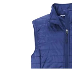 Jack and Jill Ladies Royal Blue <b>Packable</b> Puffer Vest Lightweight Quilted Sleeveless Outdoor <b>Jacket</b> - Product Image 3