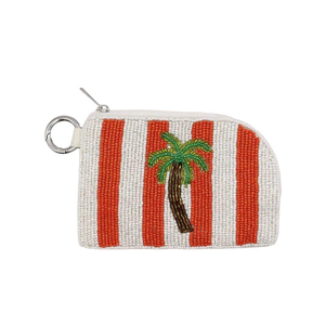 Handmade Customizable Seed Beads Coin <b>Purse</b> for Women Tribal Artwork Embroidery <b>Zip</b> Closure Fashion Promotional - Product Image 5