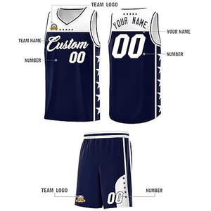 ชุดยูนิฟอร์มบาสเก็ตบอลแบบกำหนดเอง พร้อมโลโก้ทีม ชื่อ หมายเลข สำหรับวิทยาลัย มหาวิทยาลัย ฝึกซ้อม ออกกำลังกาย ชุดกีฬา โพลีเอสเตอร์ 100% พิมพ์ลายดิจิทัล สำหรับทุกเพศ - Product Image 2