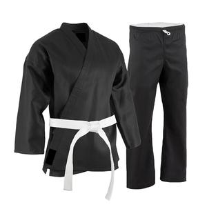karate uniform lightweight cotton gi breathable training outfit karate uniform cotton martial arts practice gi <b>comfortable</b> fit - Product Image 4