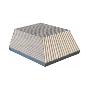 Décoration murale en pierre naturelle de carreaux de marbre gris hexagone de Carrare avec finition texturée OL Design cannelé 3D - Product Image 3