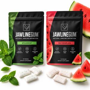 Chewing-gum à mâcher pour affiner la mâchoire, saveur fraise, faible teneur en sucre, pour adultes et femmes enceintes, marque privée, OEM ODM, fournisseur en gros - Product Image 6