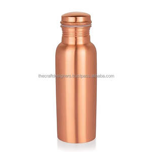 Posh Household <b>Drinking</b> Water <b>Bottle</b> Extreme Quality Wholesale Ayurvedic <b>Bottles</b> Plain Copper Water Bottler With Lid - Product Image 6