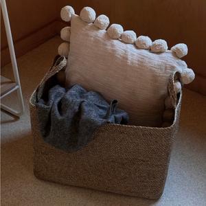 Juego de 2 cestas de mimbre cosidas con seguridad, cesta de almacenamiento hecha a mano, venta al por mayor, ecológica, hecha en Vietnam - Product Image 4