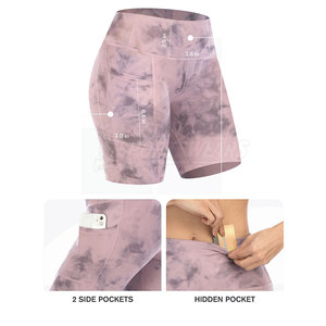 Shorts de Yoga Ecológicos y Transpirables de Cintura Alta para Mujer, Ropa Deportiva de Compresión para Correr y Entrenar - Product Image 5