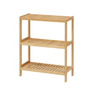 Estante de Almacenamiento Ecológico de Bambú de 3 Niveles, 45 cm, Acabado Natural, Venta al por Mayor - Product Image 3
