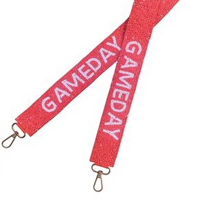 Correa de Bolso Personalizada con Nombre en Cuentas Acrílicas Hechas a Mano, Correa de Hombro de Lujo con Bordado de Letras Personalizadas para Mujer, Ligera - Product Image 1