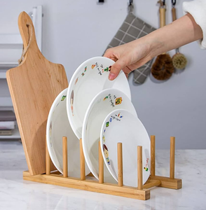 Wood <b>Plate</b> Rack Kitchen Storage Rack Wholesale Wooden Dish <b>Plate</b> Rack Dishes Wooden Dish <b>Holder</b> for Tableware - Product Image 1