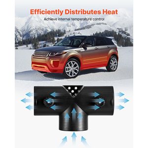 Conectores en T de 2.32 Pulgadas para Ventilación de Aire, Accesorios de Ducto de 90 Grados para Calentadores Diésel, para Sistemas HVAC - Product Image 4