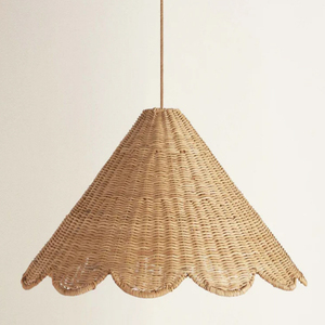 Wide Natural Woven Pendant Light Jute Handwoven Hanging Pendant <b>Lamp</b> 100% Handwoven - Product Image 4