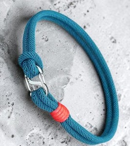 สร้อยข้อมือเชือกถักสไตล์ทะเลทำมือ - Product Image 3