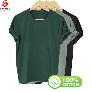 Camisetas de Verano para Hombre, Tallas Grandes, Ecológicas, de Manga Corta, con Logotipo Personalizado y Diseño de Hombros Caídos - Product Image 1